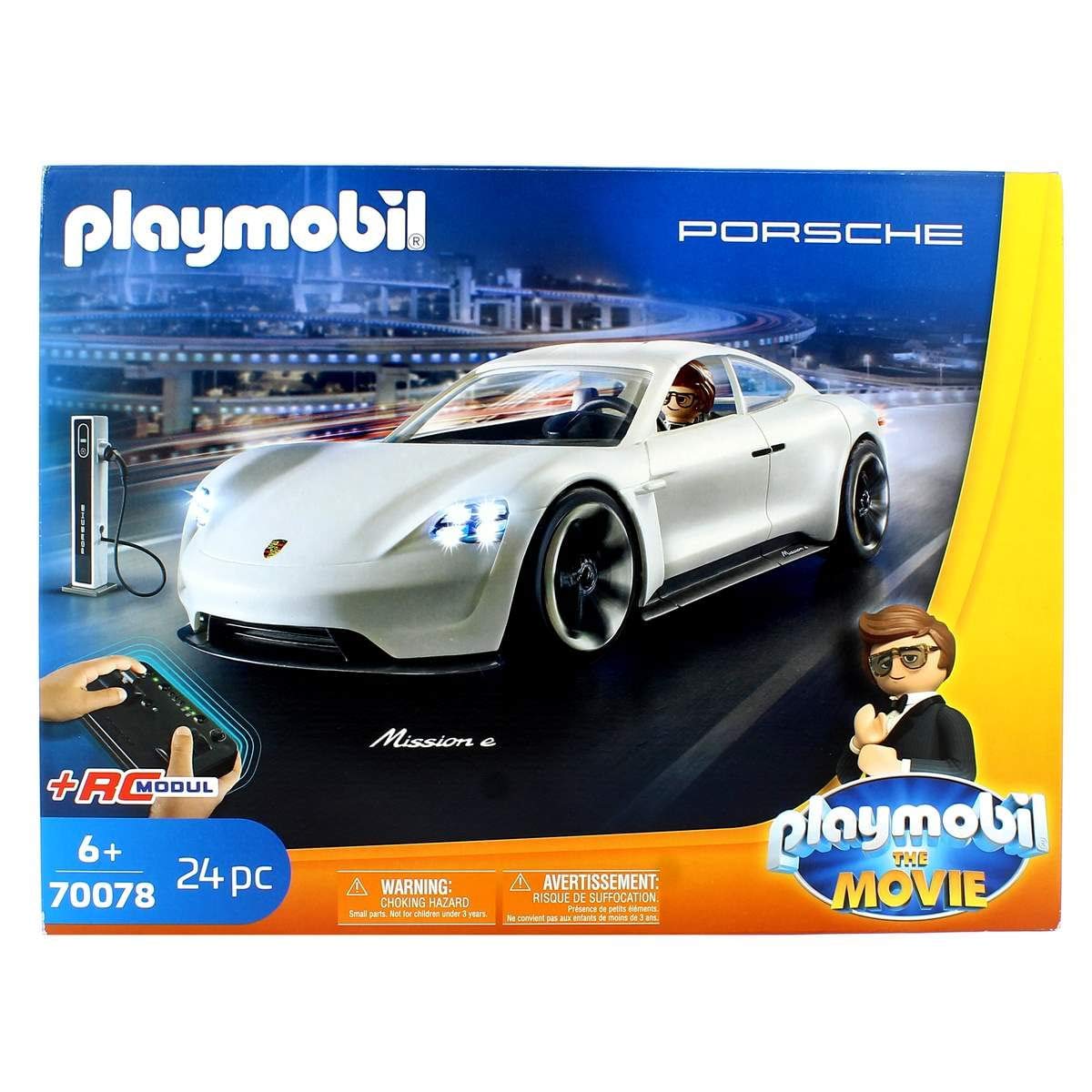 Amazon.com: Playmobil The Movie Rex Dasher's Porsche Mission E